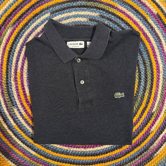 Lacoste classic fit polo – Charcoal – size L (FR 5) - Picture 9 of 9